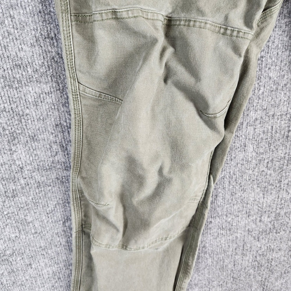 Drake Waterfowl Mens 38 Double Knee Pants Light Green Cotton Canvas Workwear - Picture 3 of 11